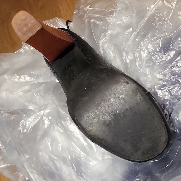 Jeffrey Campbell Shoes Havana Last High Heel Leather Dark Academia / Sz 6.5/ Blk - Picture 12 of 17